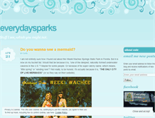 Tablet Screenshot of everydaysparks.com
